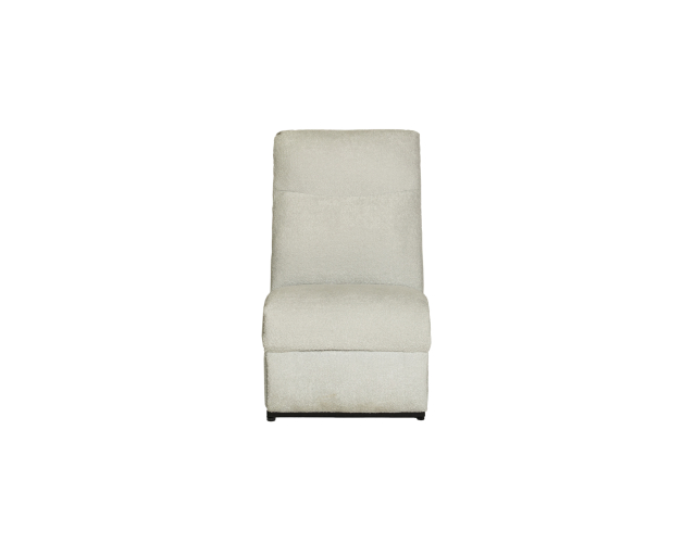 Sectionnel inclinable - Siège sans bras - Beige