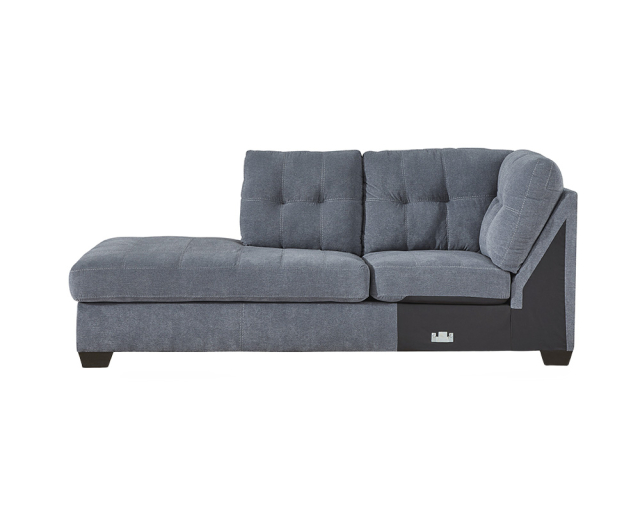 Sectionnel  - Chaise longue bras gauche - Bleu