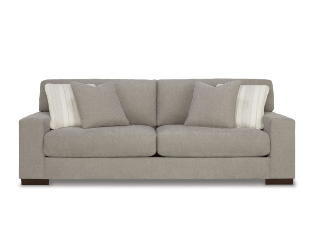 Sofa condo Tissu Gris moyen - Gris