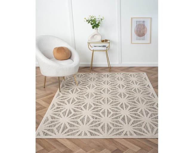 Carpette intérieur-extérieur 5 pi 1 po x 7 pi 2 po - Beige