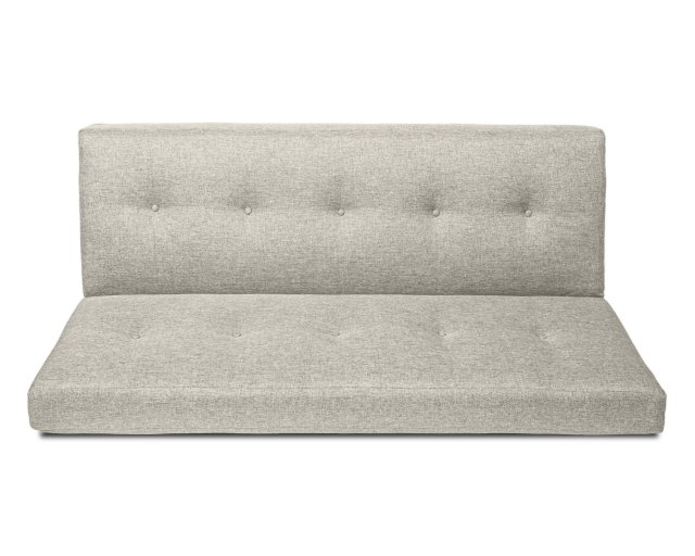 Matelas pour futon Tissu Gris très pâle - Gris