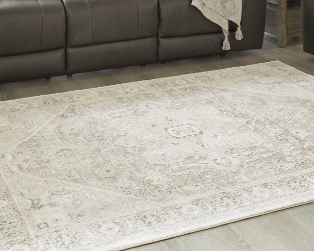 Carpette 5 pi 3 po x 7 pi 3 po Crème - Crème