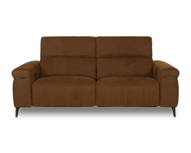 Sofa condo inclinable - Électrique double, tête, pied, gravité zéro - Brun