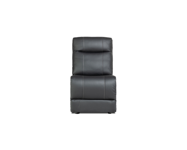 Sectionnel inclinable électrique - Fauteuil sans bras - Noir
