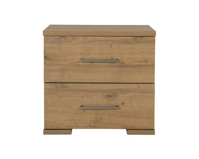 Table de nuit laminée - Brun