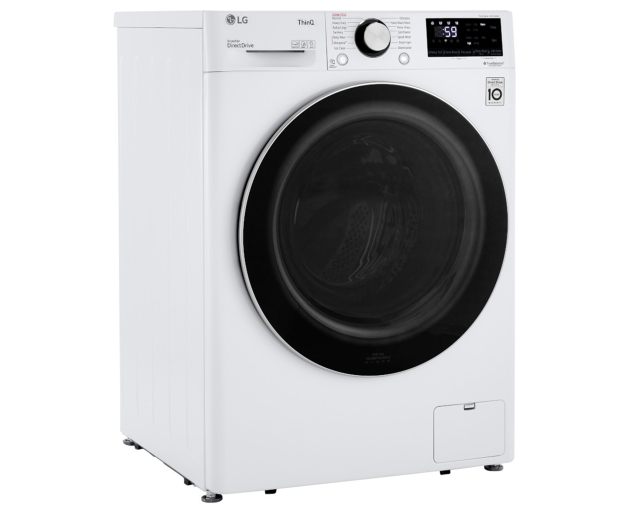 Laveuse frontale vapeur compacte 2,6pi3 - 1400 RPM, Wi-Fi, IA