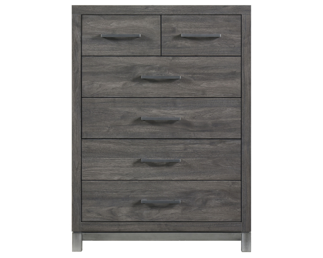 Commode en bois - Gris