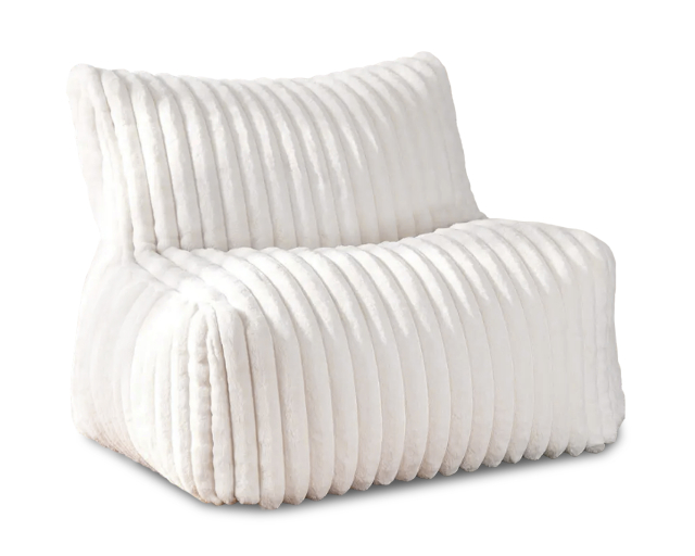 Fauteuil Tissu Blanc - Blanc