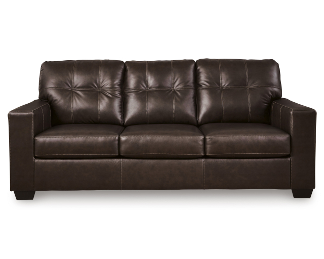 Sofa-lit queen - Matelas mousse mémoire hauteur 4" - Brun