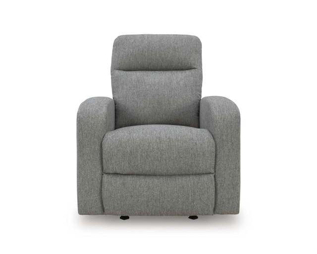 Fauteuil inclinable Berçant Tissu Gris moyen - Gris