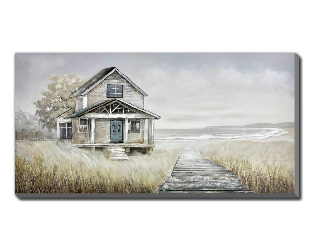 Toile 28 po x 56 po - Beige