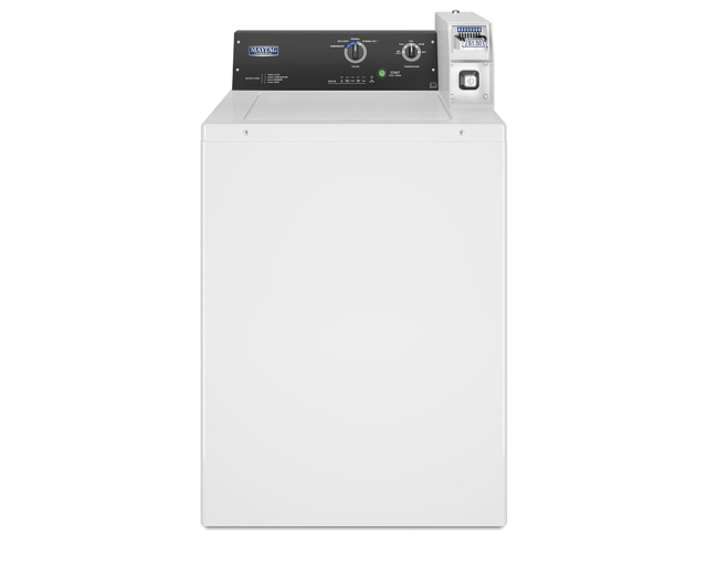 CCL INC Laveuse commerciale à monnaie 2,9pi3 Maytag, Programmable, Blanc  - MAT23CSAWW