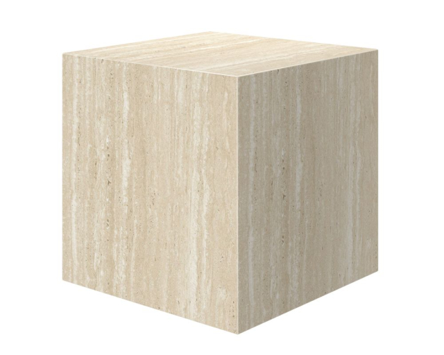 Table d'appoint Artemis béton beige - Beige
