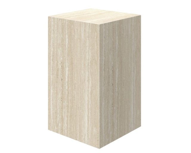 Table d'appoint Artemis béton beige - Beige
