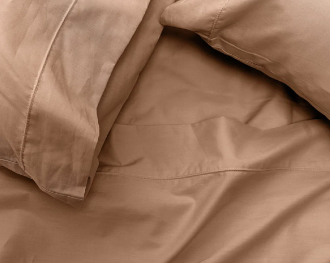Draps bruns orangés